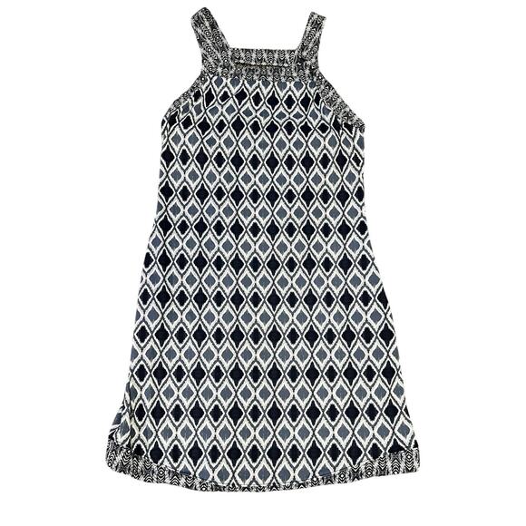 Title Nine Ladder Back Built In Bra Athletic Dress‎ Diamalete Turkish Tile Sz M - Picture 1 of 12